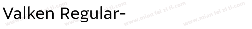 Valken Regular字体转换